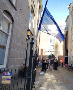 Voorplein Doopsgezinge Kerk Groningen tijdens Groninger Vredesfestival 2026